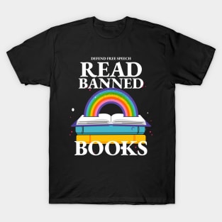 Defend Free Speech, Read Banned Books T-Shirt